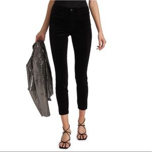 L'AGENCE | Katrina Ultra High-Rise Skinny Velvet Jeans
